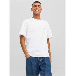 White Men's T-Shirt Jack & Jones Vesterbro - Men