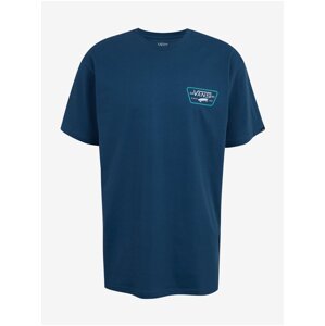 Dark blue men's T-shirt VANS Full Patch - Men