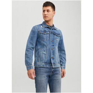 Modrá pánska džínsová bunda Jack & Jones Jean