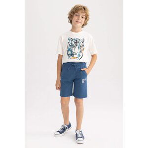 DEFACTO Boy Regular Fit Combed Cotton Shorts