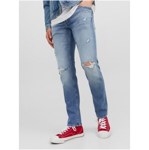 Svetlomodré pánske slim fit džínsy Jack & Jones Glenn