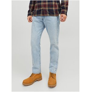 Light blue men straight fit jeans Jack & Jones Chris - Men