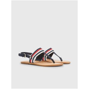 Tommy Hilfiger Dark blue Leather Pattern Sandals Tommy Hilfige - Ladies