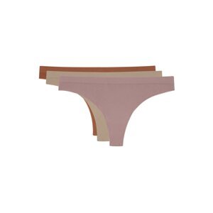 LOS OJOS 3 Pieces Seamless Brazilian Model Panties