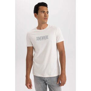 DEFACTO Slim Fit Crew Neck Printed T-Shirt