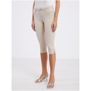 Beige ladies capri pants CAMAIEU - Ladies