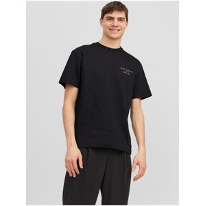 Black Men's T-Shirt Jack & Jones Sanchez - Men