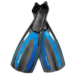 AQUA SPEED Unisex's Snorkel Flippers Hydro Navy Blue Pattern 11