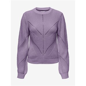 Purple Womens Patterned Sweater ONLY Ella - Women