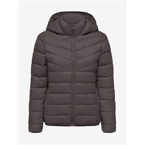 Dark gray ladies quilted jacket ONLY Tahoe - Women