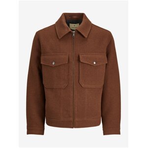 Jack & Jones Baxter Wool Brown Jacket - Men