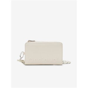 Cream Wallet for Women with Strap Desigual Emma 2.0 - Women