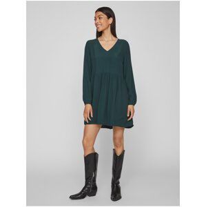 Dark green women's dress VILA Fini - Ladies