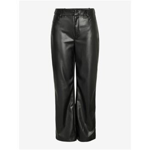 Black Leatherette Trousers Noisy May Andy - Ladies