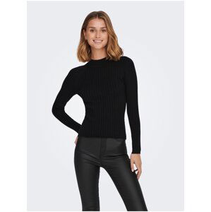 Black Women's Ribbed Sweater JDY Magda - Ladies