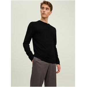 Black Mens Wool Sweater Jack & Jones Mark - Men