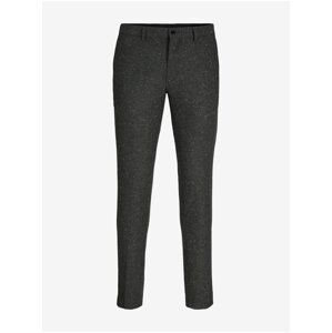 Dark grey men's trousers with wool Jack & Jones Franco - Men