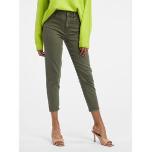 Orsay Green Women Shortened Slim Fit Jeans - Women