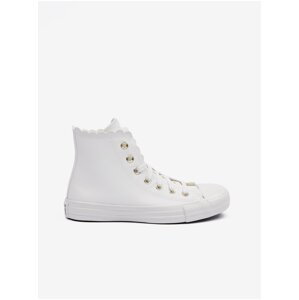 White Womens Ankle Sneakers Converse Chuck Taylor All Star Mono - Ladies