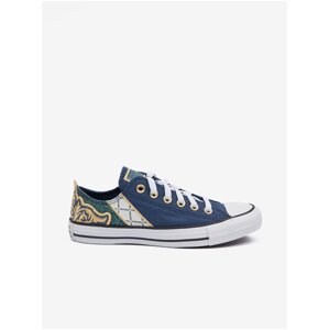 Dark Blue Womens Patterned Sneakers Converse Chuck Taylor All Star - Women