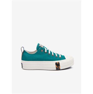 Green Women's Sneakers on the Converse Chuck Taylor All Sta Platform - Women