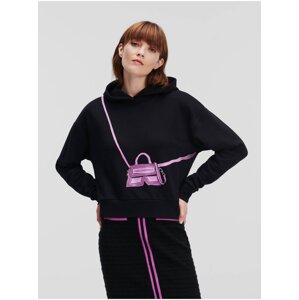 Black Women's Hoodie KARL LAGERFELD - Women