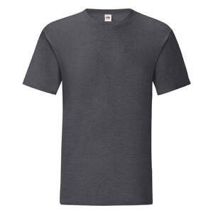 Grey Iconic Combed Cotton T-shirt Fruit of the Loom