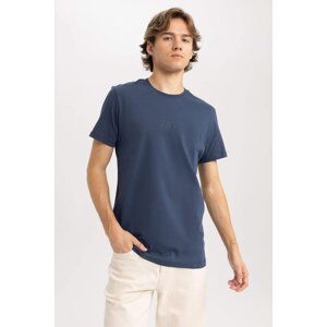 DEFACTO Slim Fit Crew Neck Printed T-Shirt