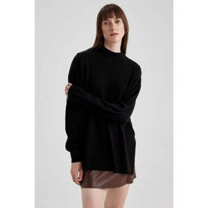 DEFACTO Relax Fit Half Turtleneck Tunic