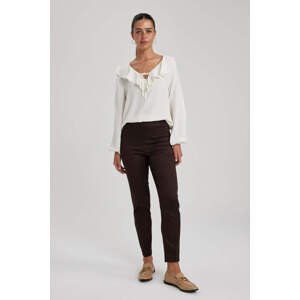 DEFACTO Cigarette Fit Satin Pants