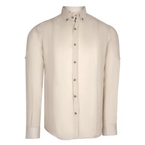 G721 DEWBERRY MENS SHIRT-PLAIN BEIGE