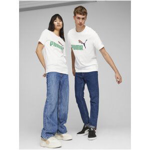 White unisex T-shirt Puma Classics No.1 - Men