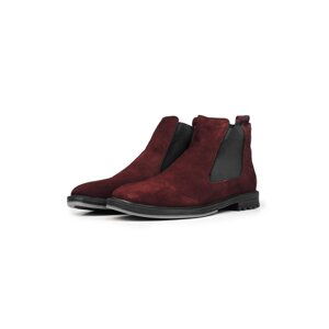 Ducavelli York Genuine Leather Suede Anti-Slip Sole Chelsea Daily Boots