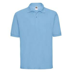 Men's Polycotton Polo Russell Blue T-Shirt