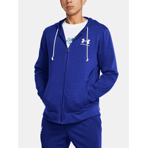 Under Armour Sweatshirt UA Rival Terry LC FZ-BLU - Men