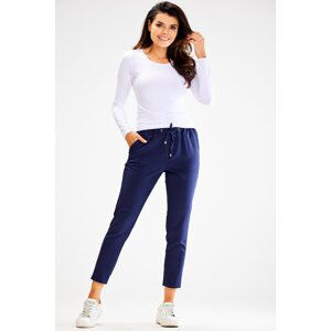 Awama Woman's Pants A600 Navy Blue