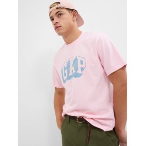 Ružové pánske tričko s logom GAP