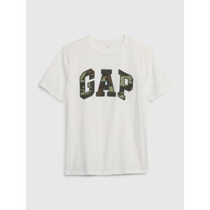 Biele chlapčenské tričko GAP