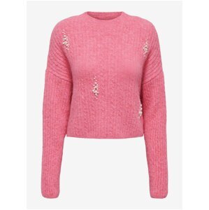 Women's pink sweater ONLY Marilla - Women