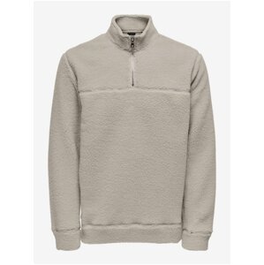 Men's Light Grey Sweatshirt ONLY & SONS Remy - Men