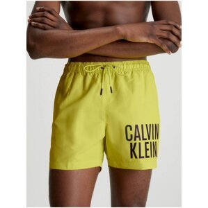 Calvin Klein Men's Yellow Underwear Intense Power-Medium Dra Swimsuit - Men's