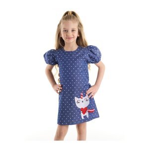 Denokids Kedicorn Girl Woven Polka Dot Dress