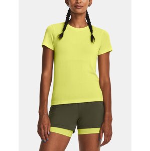 Under Armour T-Shirt UA Seamless Stride SS-YLW - Women