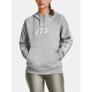 Under Armour Sweatshirt UA Rival Fleece Graphic Hdy-GRY - Women