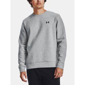 Under Armour Sweatshirt UA Unstoppable Flc Crew-GRY - Men's