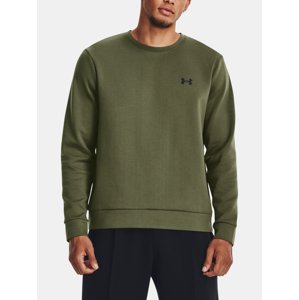 Under Armour Sweatshirt UA Unstoppable Flc Crew-GRN - Men's