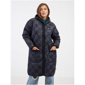 Black-gray women's quilted coat VANS Mason - Women