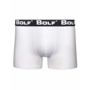 Stylish men's boxer shorts Bolf 0953 - white,