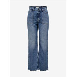 Blue women's wide jeans JDY Maya - Women