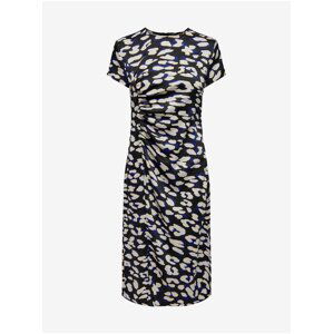 Cream-black women's patterned dress JDY Urba - Women